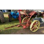 Bamlett finger Mower, appears to have been subject to previous restoration but in need of further
