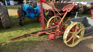 Bamlett finger Mower, appears to have been subject to previous restoration but in need of further