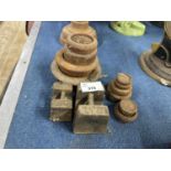 Mixed Lot: various assorted small iron weights