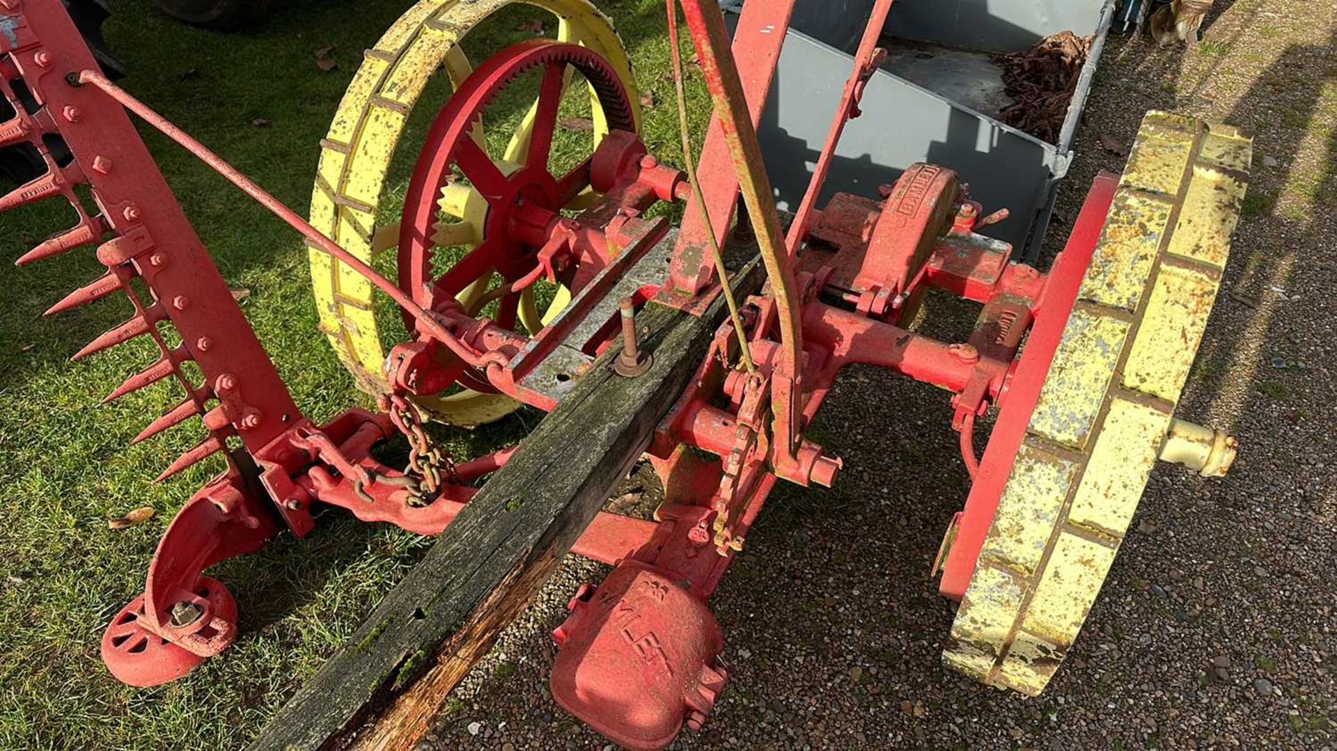 Bamlett finger Mower, appears to have been subject to previous restoration but in need of further - Image 3 of 7