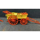 A scratch built model of a Devon Chest Wagon, 65cm long