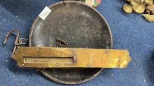 Salter Improved ring balance scales, model number 2 with military crows foot mark