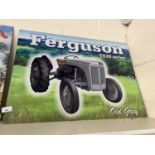 Reproduction thin metal sign 'Ferguson TE20' Tractor