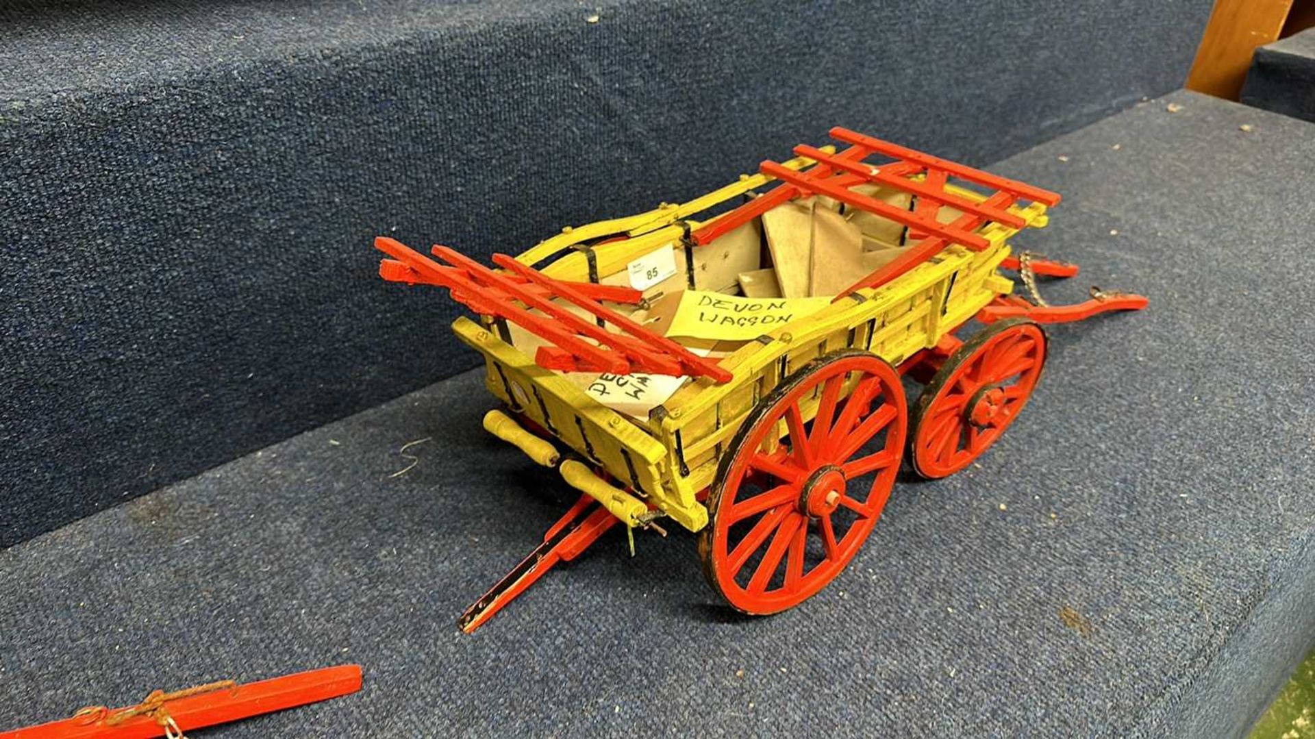 A scratch built model of a Devon Chest Wagon, 65cm long - Bild 6 aus 6