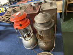 Two vintage Tilley type lamps