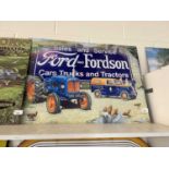 Reproduction Ford and Fordson Cars, Trucks and Tractors thin metal sign