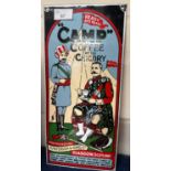 A reproduction Camp Coffee with Chicory enamel sign, 36cm high