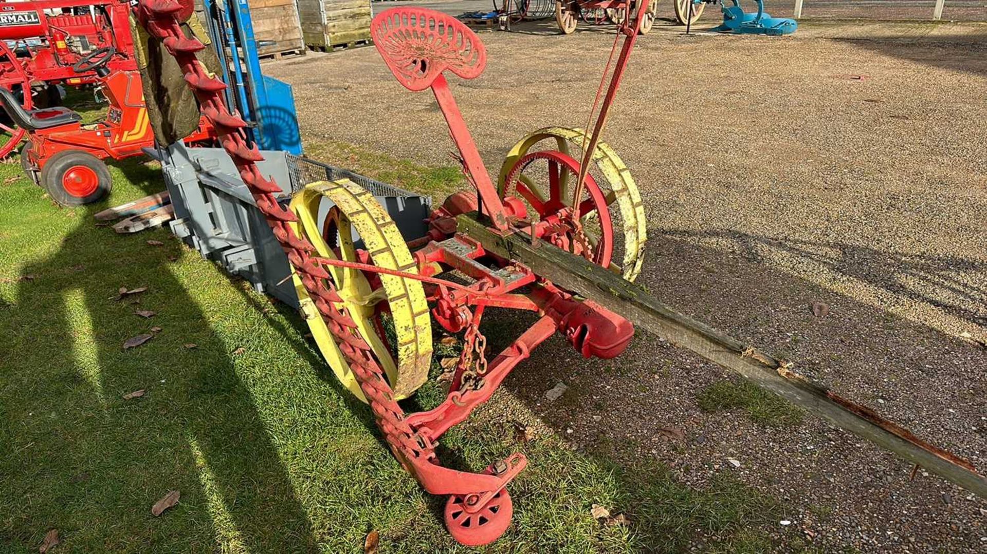 Bamlett finger Mower, appears to have been subject to previous restoration but in need of further - Image 2 of 7