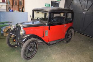 A 1934 Austin 7, undergone some recent restoration, in running order, driven in by vendor