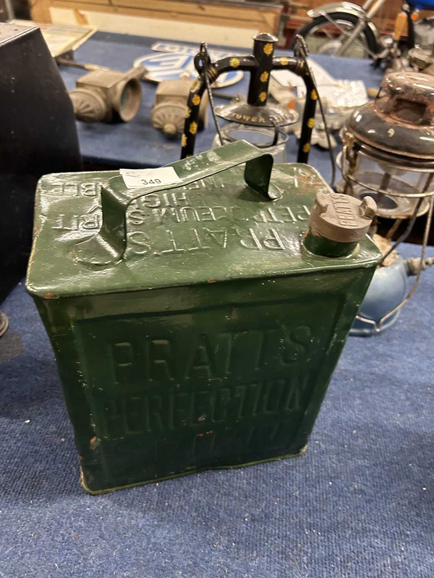 Vintage Pratt's petrol can