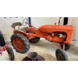 An Allis-Chalmers vintage Tractor, appears subject to a prior restoration but now ready for some