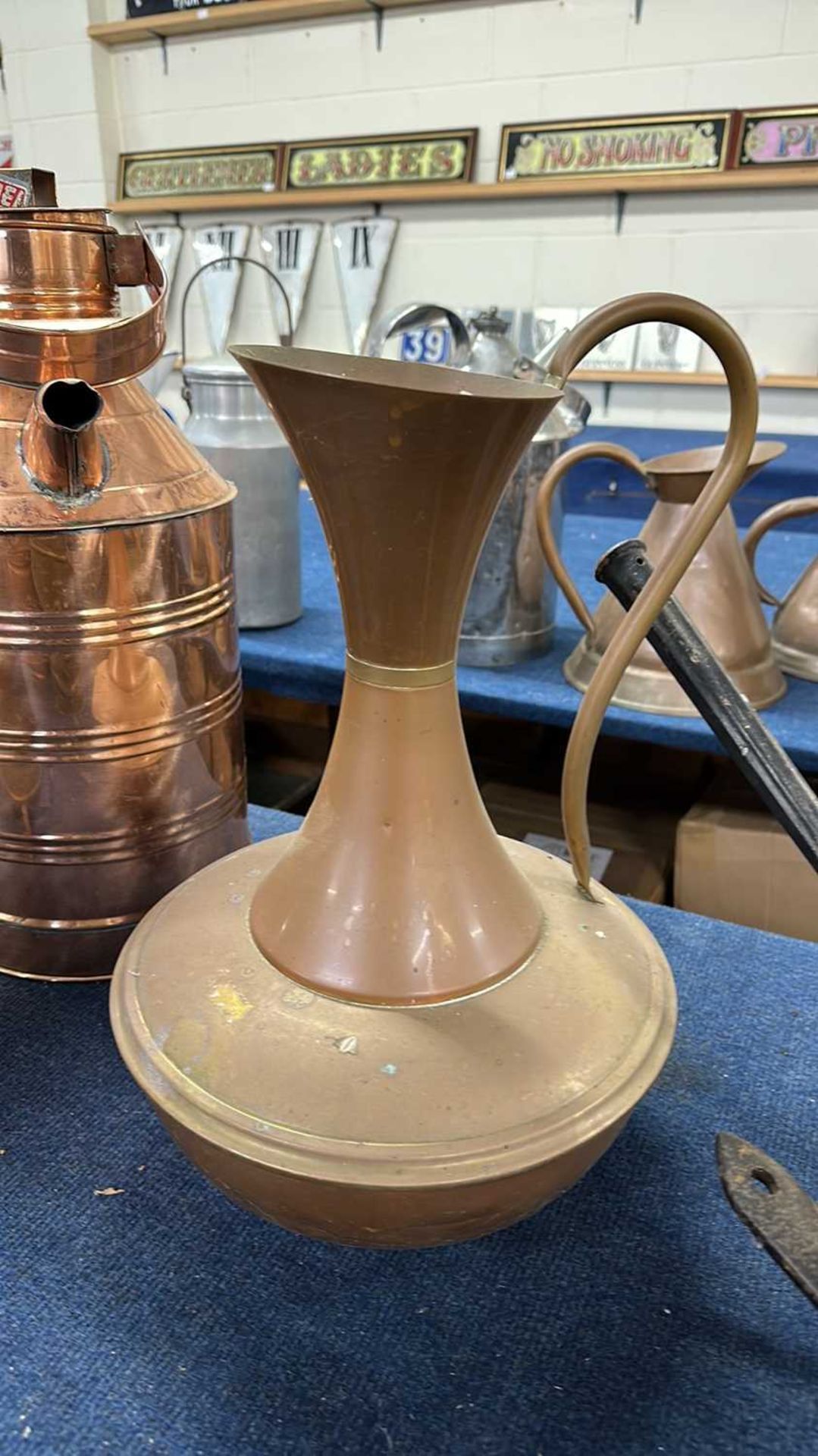 A large copper jug - Image 2 of 3