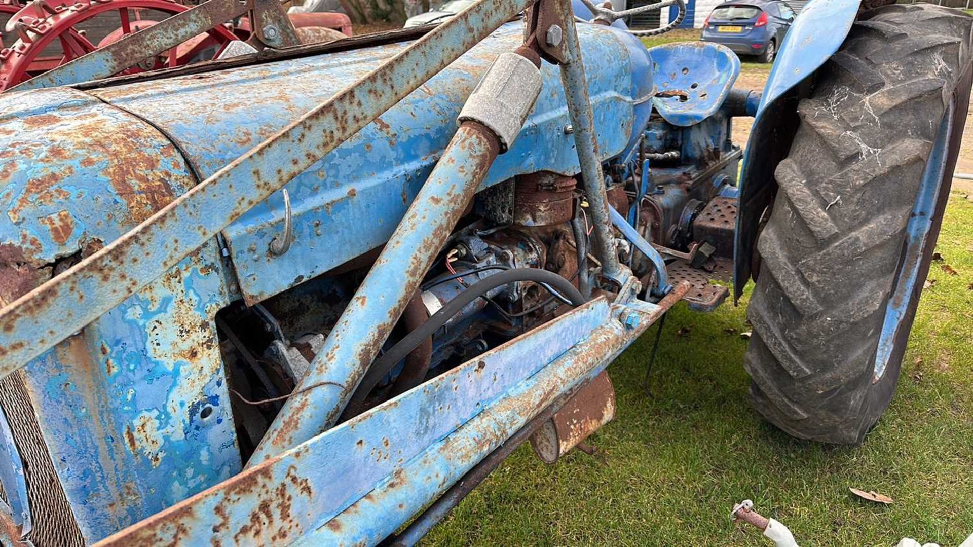 A Fordson Tractor with front loader arms, requiring full restoration - Image 6 of 14