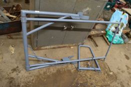 Grey painted iron stand