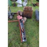 Mixed Lot: Aluminium guttering, iron gutter hoppers, various attachments plus a box of assorted