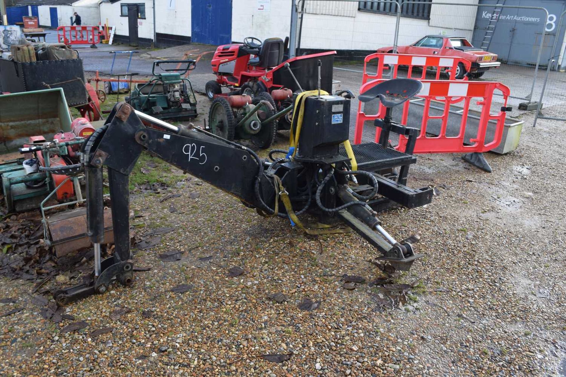 A Siromer back hoe hydraulic excavator from the Yancheng Tractor Factory, China