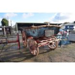 Joslins Ltd Engineers, Colchester, a large twin axle cart