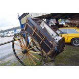 Single axle cart (for repair, significantly deteriorated condition)