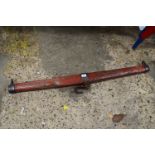 Wood and iron mounted lifting block