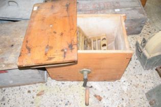 Wooden cased churn