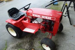 Wheel horse garden tractor