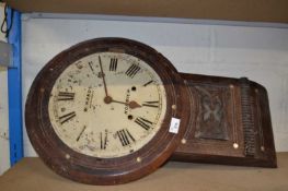 W. Hands, Norwich, antique wall clock (for restoration)
