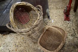 Mixed Lot various wicker baskets