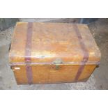 Large metal trunk