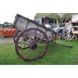 A single axle farm cart for restoration together with a quantity of various sundry parts