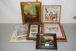 Mixed Lot: Assorted small pictures