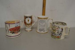 Mixed Lot: Farmers Arms mug, a Sunderland Draft Bitter mug, a Hudson Golden Jubilee cup etc