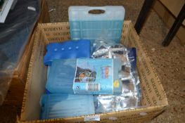 Box of various ice packs