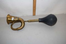 Vintage brass car horn