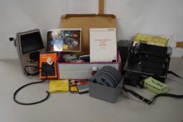 Mixed Lot: A Sankyo cine camera and film editor and viewer and other assorted items