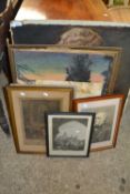 Mixed Lot: Various pictures to include oil on board studies