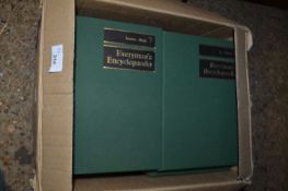 A box of Everymans Encyclopaedia
