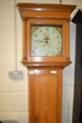 Pike, Cirencester, Georgian pine cased long cased clock with thirty hour movement