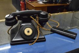 A vintage Siemens bakelite phone