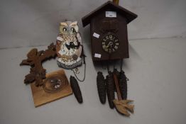 Modern cuckoo clock and one other