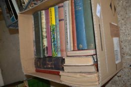 One box of books, Ernest Hemingway and various others