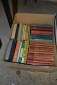 One box of books to include Rudyard Kipling and others
