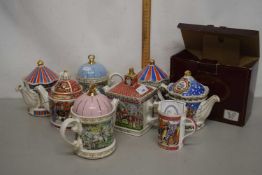 Mixed Lot: Various Sadler novelty teapots