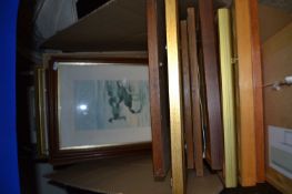 Box of various assorted mixed pictures to include wild fowl prints after Harrison, reproduction