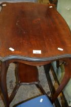 Edwardian two tier occasional table