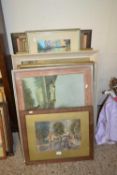 Mixed Lot: Various assorted 20th Century framed prints to include Vernon Ward, Monet and others plus