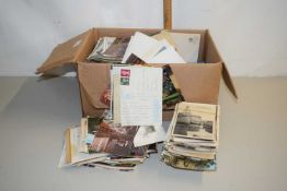 Box of various assorted postcards