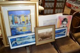 Mixed Lot: Various prints and pictures (5)