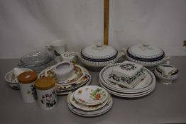 Mixed Lot: Various table wares to include Portmeirion Botanic Garden, Minton Haddon Hall and various