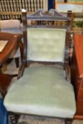 Late Victorian rocking chair