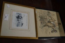 Mixed Lot: A Snaffles print and a further hunting print (2)